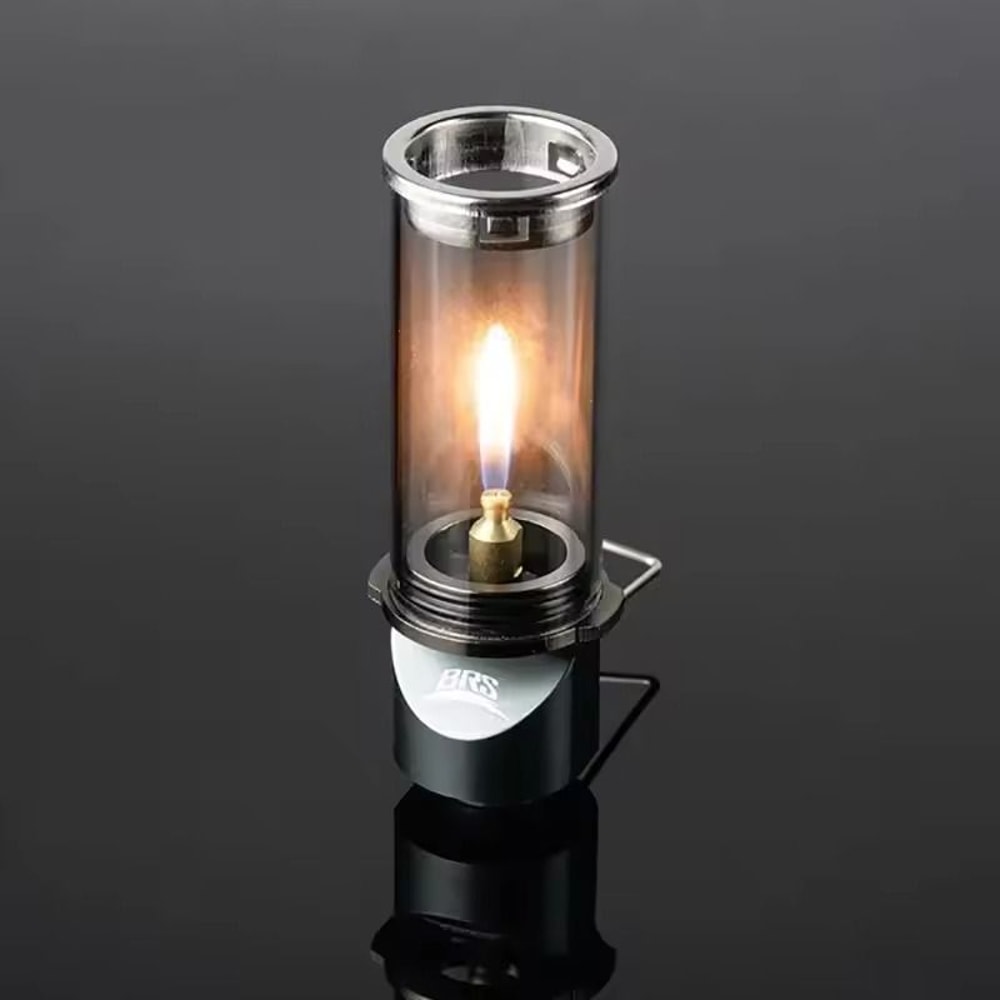 BRS55 Dreamlike Candlelight Lamp Windproof Gas Candle For Tent Lighting Outdoor Camping 1