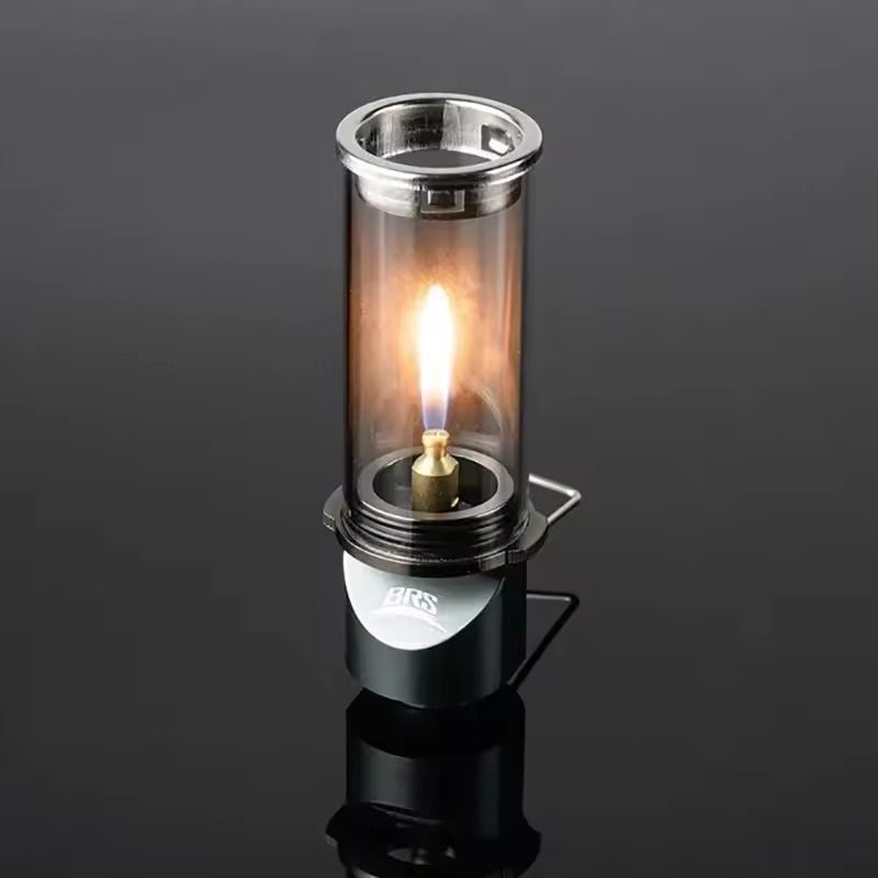 BRS55 Dreamlike Candlelight Lamp Windproof Gas Candle For Tent Lighting Outdoor Camping 1