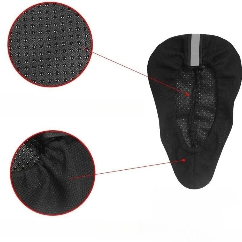 Soft 3D Padded Cycling Bicycle Saddle Cover Comfortable PE Foam Cushion Mat For MTB Road Bikes 4