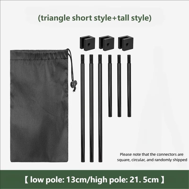 Outdoor BBQ Triangular Bracket Multifunctional Detachable Grill Pot Rack Portable Tripod With Cha 5