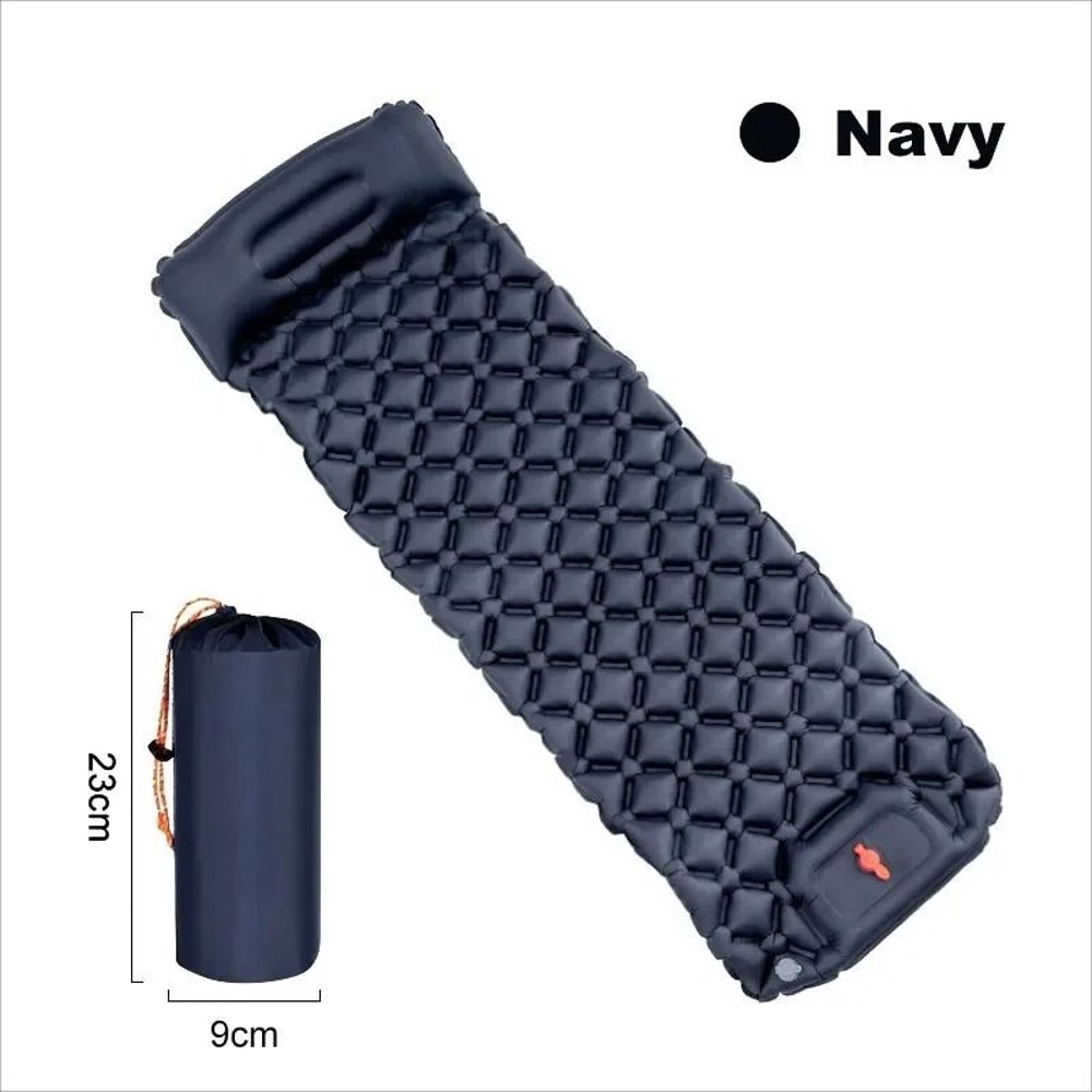 Ultralight Outdoor Camping Air Mattress Portable Inflatable Sleeping Pad With Builtin Pump Pillow 10