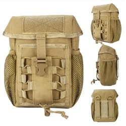 outdoor utility pouch bag – waterproof 1000d nylon folding molle dump bag for hiking