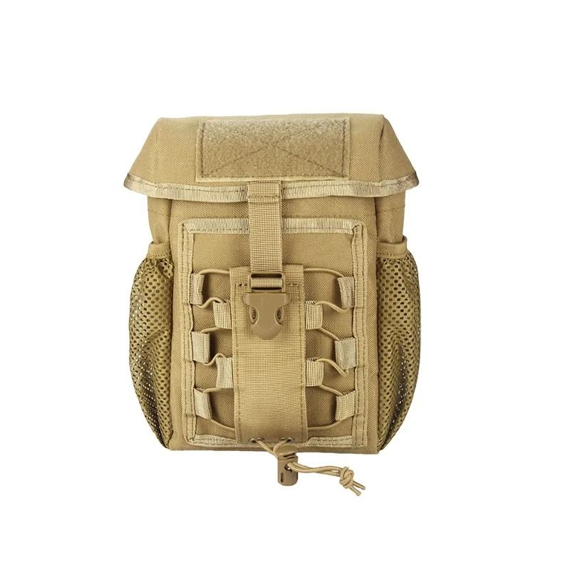 Outdoor Utility Pouch Bag Waterproof 1000D Nylon Folding Molle Dump Bag For Hiking 1