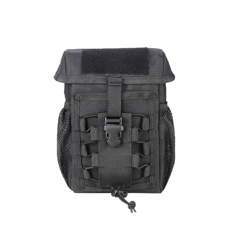 Outdoor Utility Pouch Bag Waterproof 1000D Nylon Folding Molle Dump Bag For Hiking 3