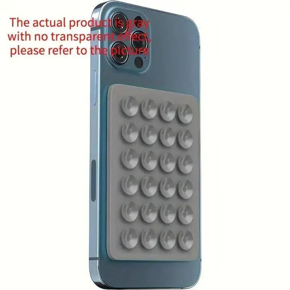 Square Silicone Suction Phone Holder Mat MultiFunctional AntiSlip Suction Cup Stand For Mobile Cas 12