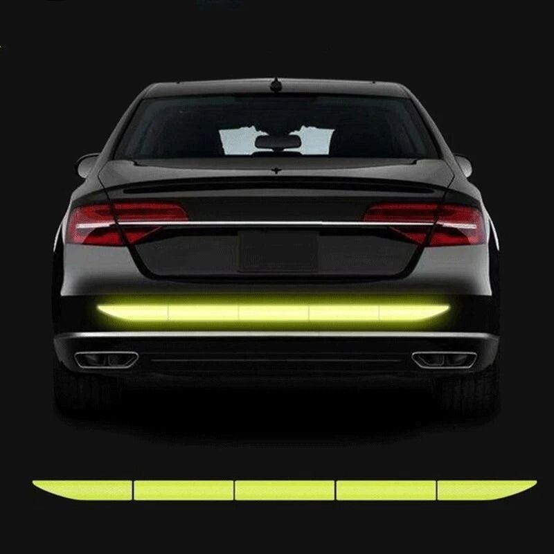 Reflective Car Decal Safety Warning Strips Universal AntiCollision Night Reflector Tape For Vehicl 4