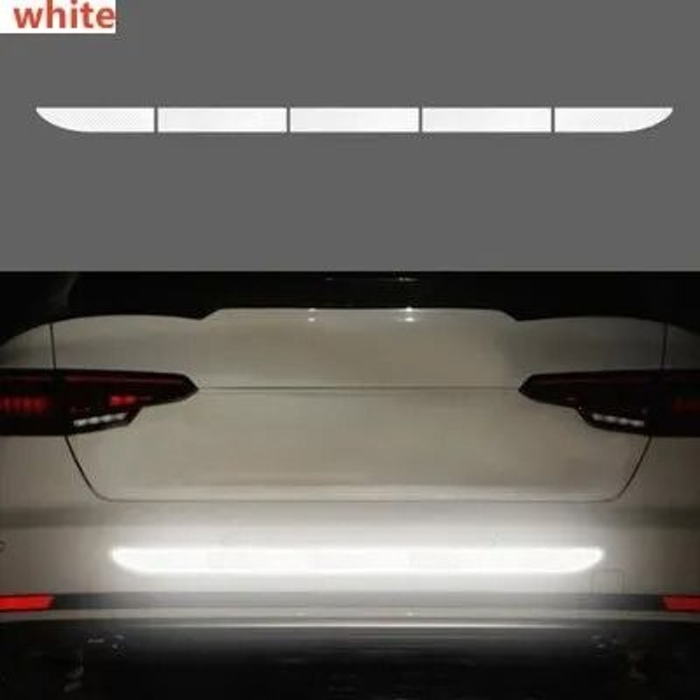 Reflective Car Decal Safety Warning Strips Universal AntiCollision Night Reflector Tape For Vehicl 7