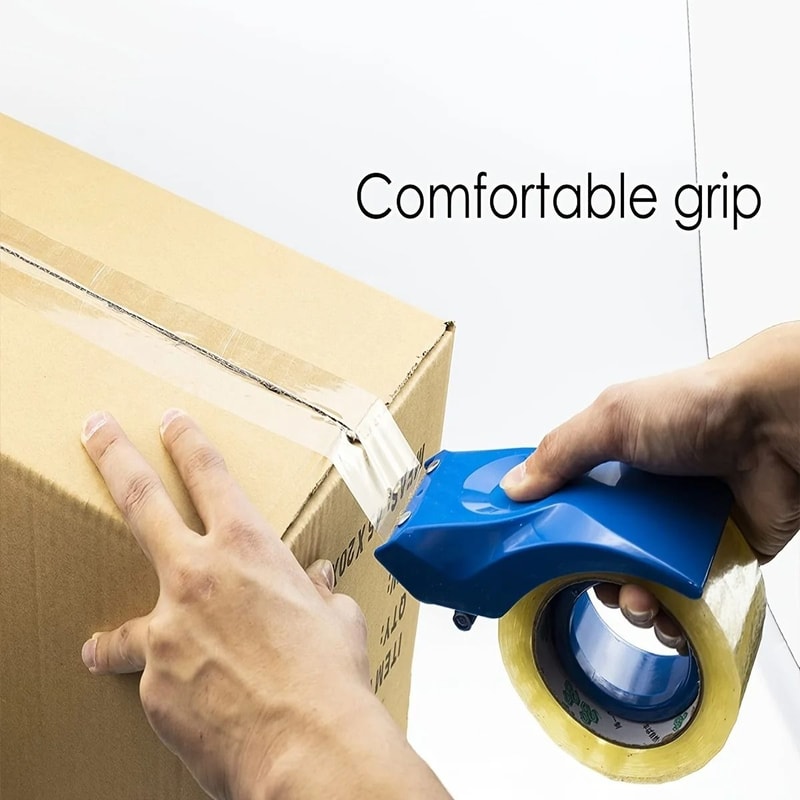 Manual Plastic Sealing Packer Tape Dispenser 50mm Width Roller Cutter For Parcel Packaging 4