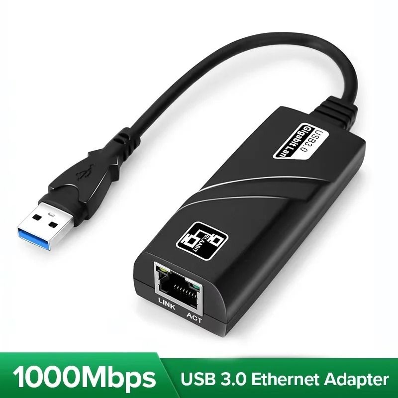 External USB 30 TypeC To RJ45 Ethernet Adapter HighSpeed 1000Mbps Gigabit LAN For Windows Mac 0