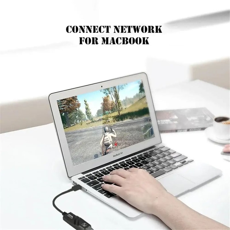 External USB 30 TypeC To RJ45 Ethernet Adapter HighSpeed 1000Mbps Gigabit LAN For Windows Mac 1