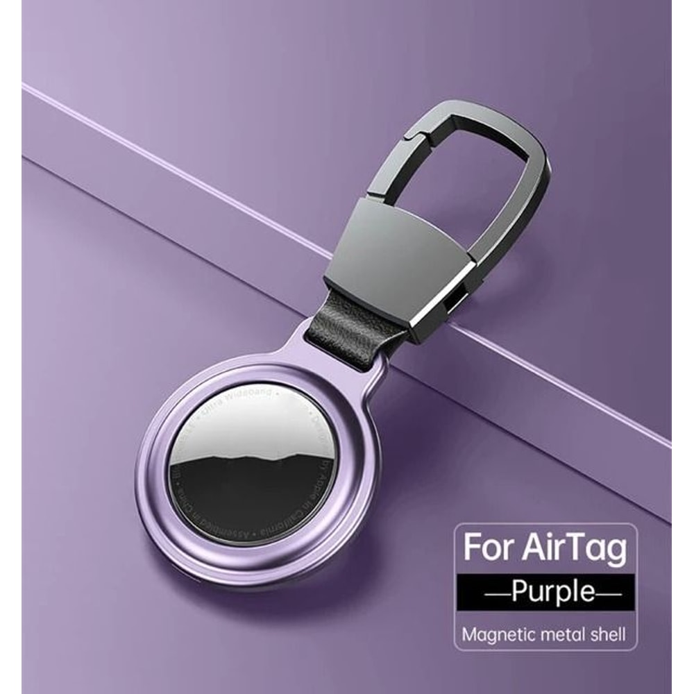 Magnetic Metal Protective Case For Apple AirTag HeavyDuty Keychain Bumper Locator Sleeve 9