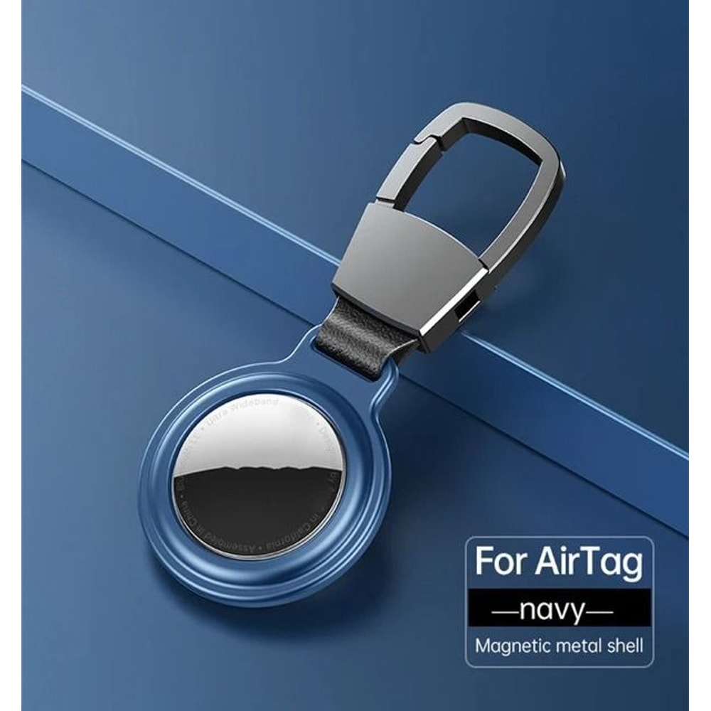 Magnetic Metal Protective Case For Apple AirTag HeavyDuty Keychain Bumper Locator Sleeve 10