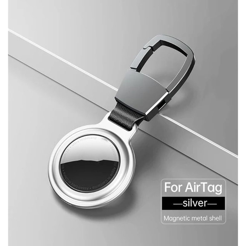 Magnetic Metal Protective Case For Apple AirTag HeavyDuty Keychain Bumper Locator Sleeve 11
