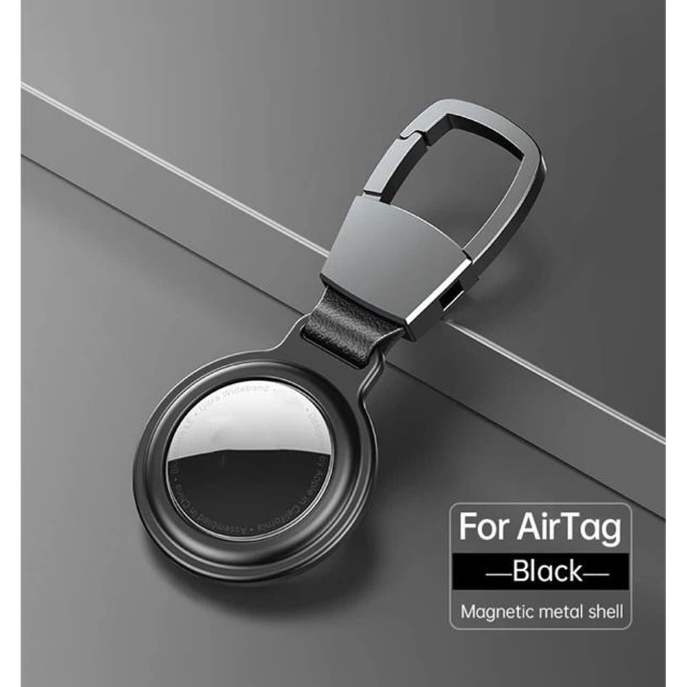 Magnetic Metal Protective Case For Apple AirTag HeavyDuty Keychain Bumper Locator Sleeve 6