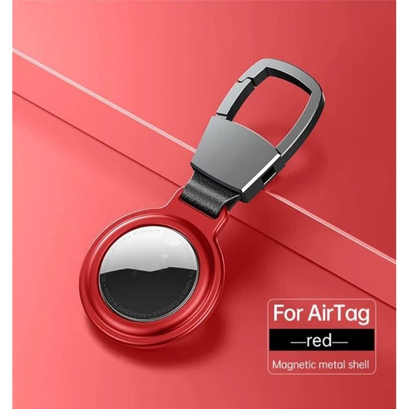Magnetic Metal Protective Case For Apple AirTag HeavyDuty Keychain Bumper Locator Sleeve 7