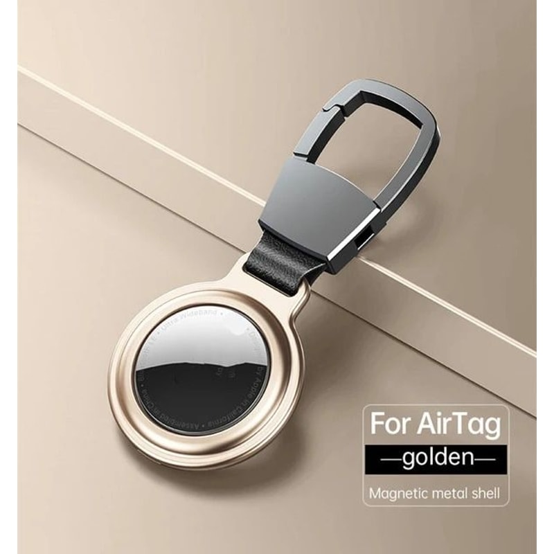 Magnetic Metal Protective Case For Apple AirTag HeavyDuty Keychain Bumper Locator Sleeve 8