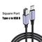 USBC To USBB 20 Braided Printer Cable HighSpeed Scanner Cord For HP Canon Epson MacBook 0