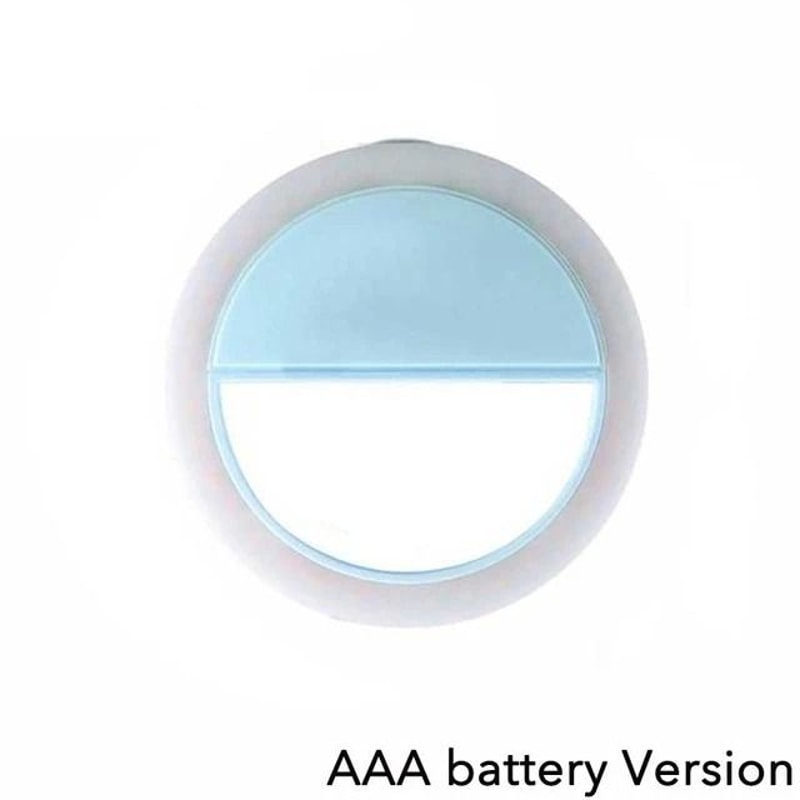 LED Light Ring Phone Lens Selfie Light Adjustable Brightness Mini Fill Lamp For IPhone Android La 9