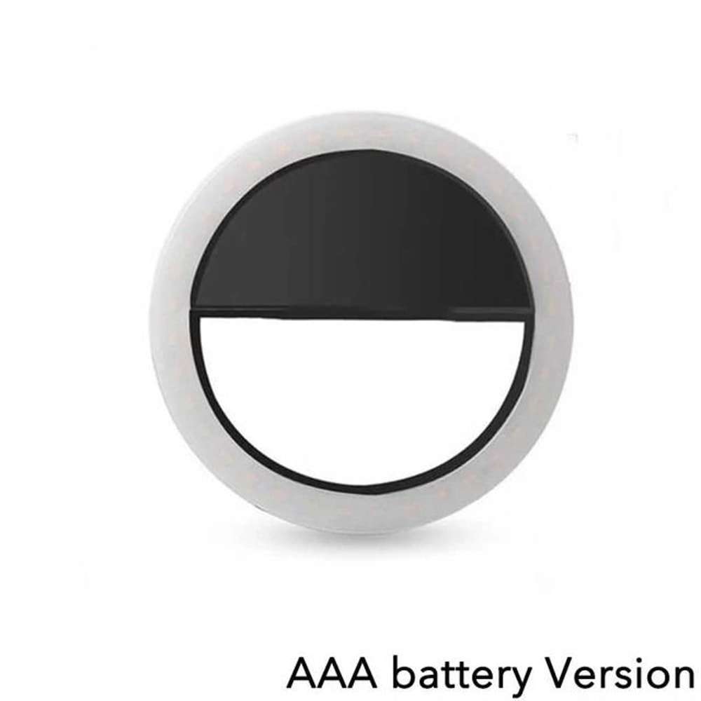 LED Light Ring Phone Lens Selfie Light Adjustable Brightness Mini Fill Lamp For IPhone Android La 6