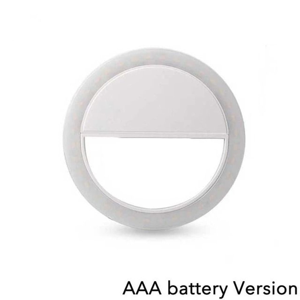LED Light Ring Phone Lens Selfie Light Adjustable Brightness Mini Fill Lamp For IPhone Android La 7