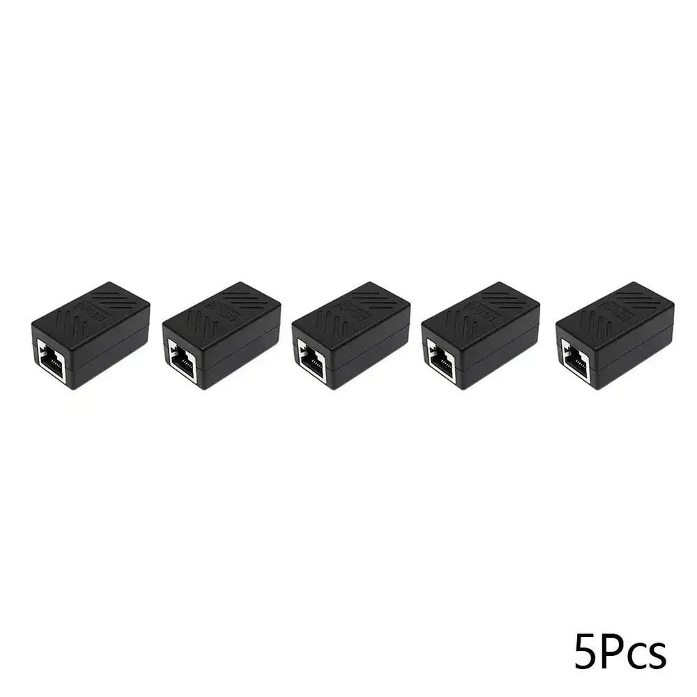 RJ45 Ethernet Coupler Extender Female To Female Cat5Cat6 Connector Adapter For Networking 6