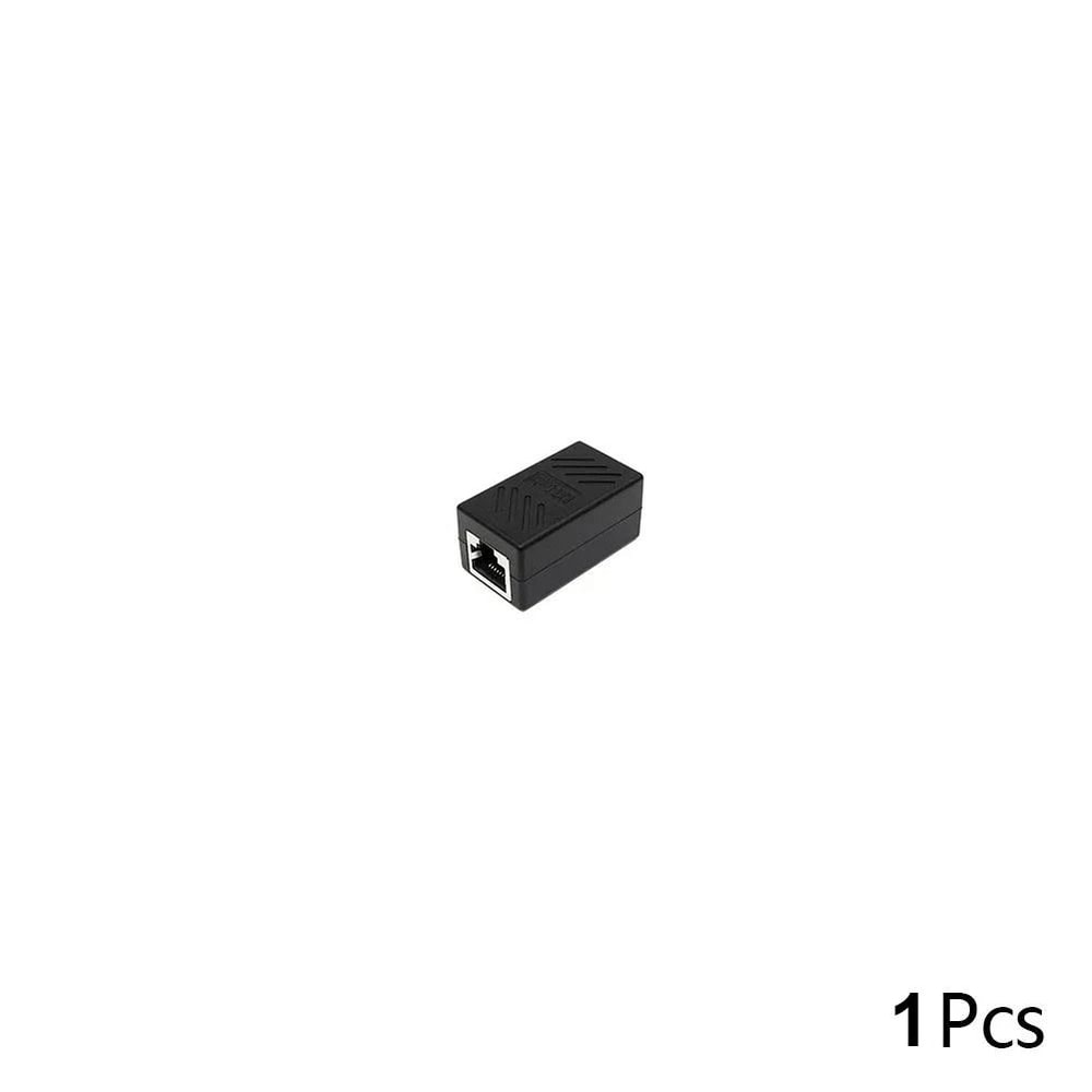 RJ45 Ethernet Coupler Extender Female To Female Cat5Cat6 Connector Adapter For Networking 7