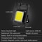 Super Bright 800 Lumens EDC Keychain Flashlight Rechargeable COB Work Light With Bottle Opener Fo 1