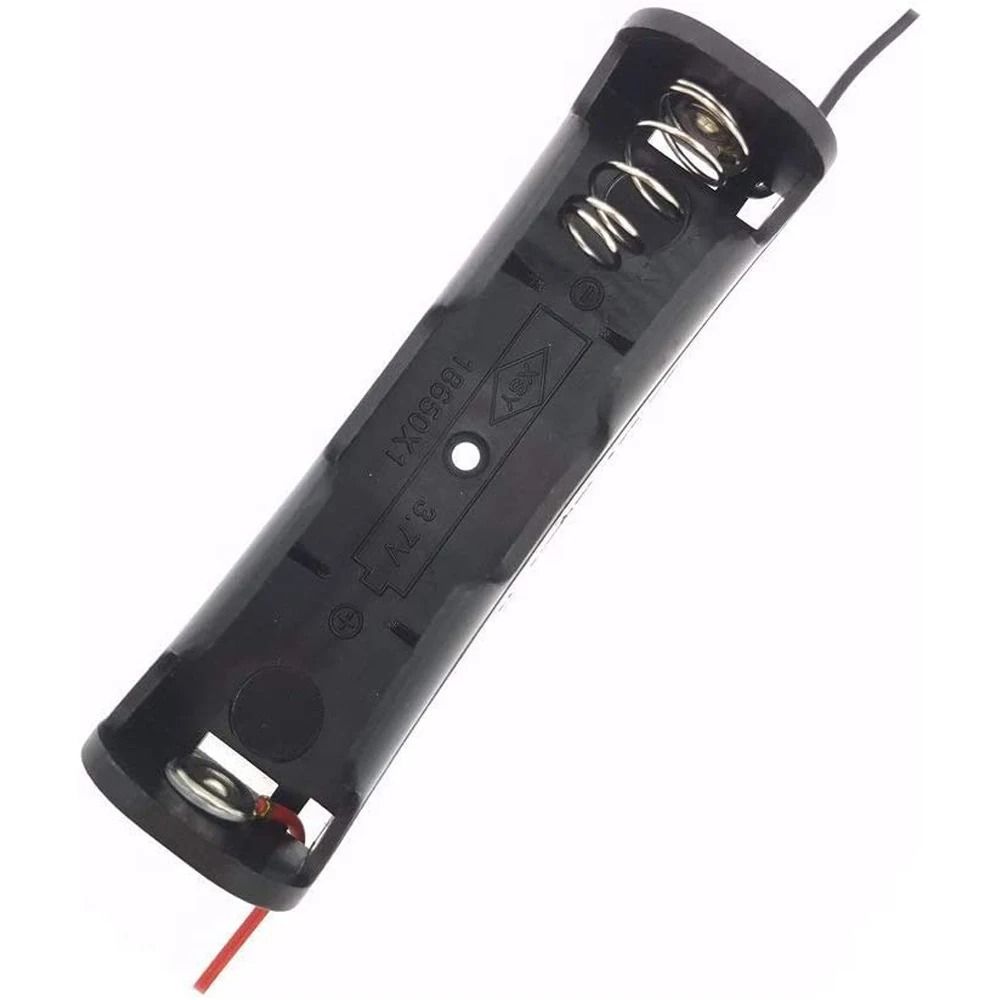 10Piece 18650 Battery Holder Set DIY SingleSlot Plastic Storage Box With PreSoldered Lead Wires 1
