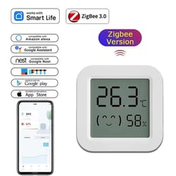 tuya smart temperature & humidity sensor – wireless bt 5.0 indoor hygrometer for home automation