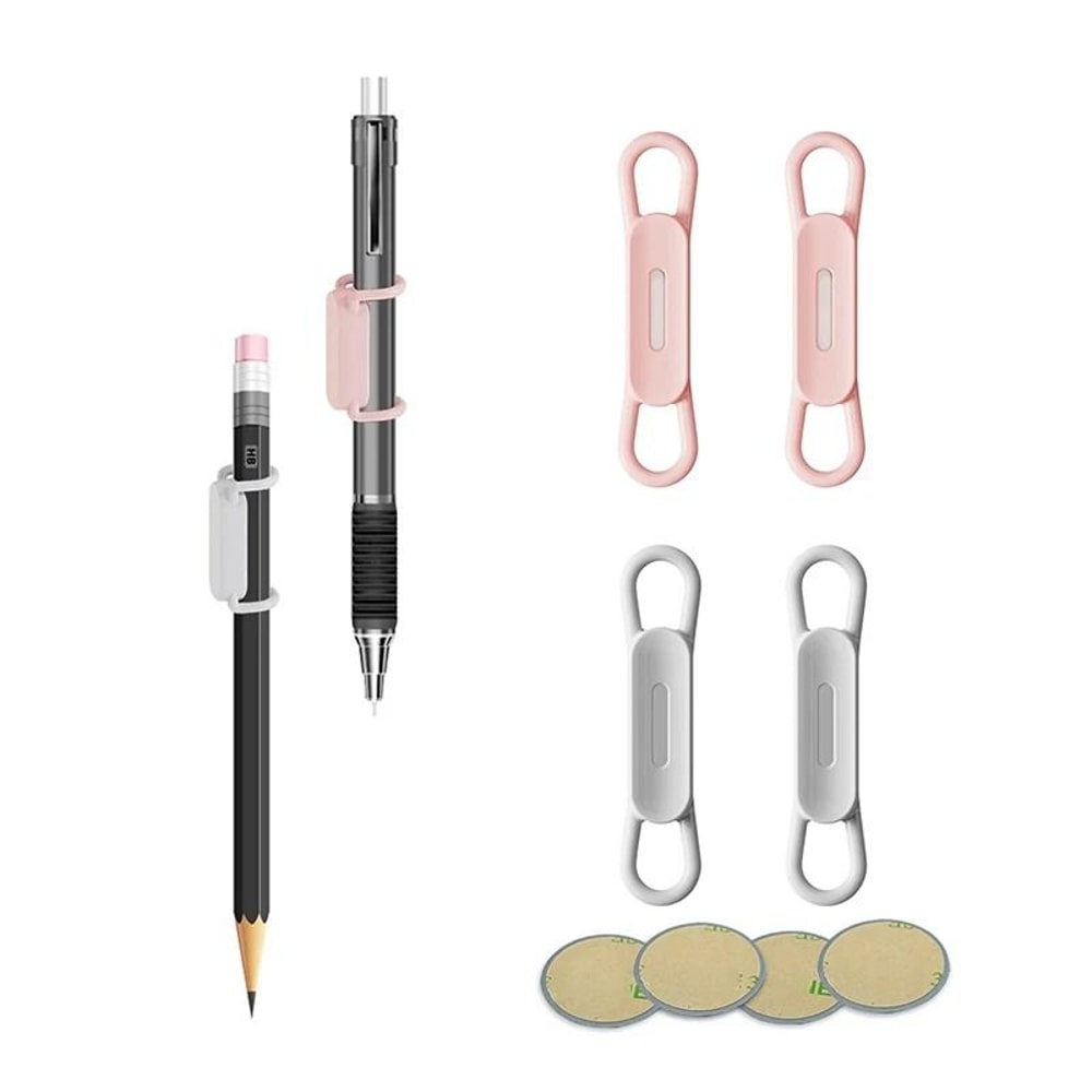 6Piece Magnetic Pencil Holder Set Multifunction Silicone Pen Clips For Tablets Office Organizatio 10