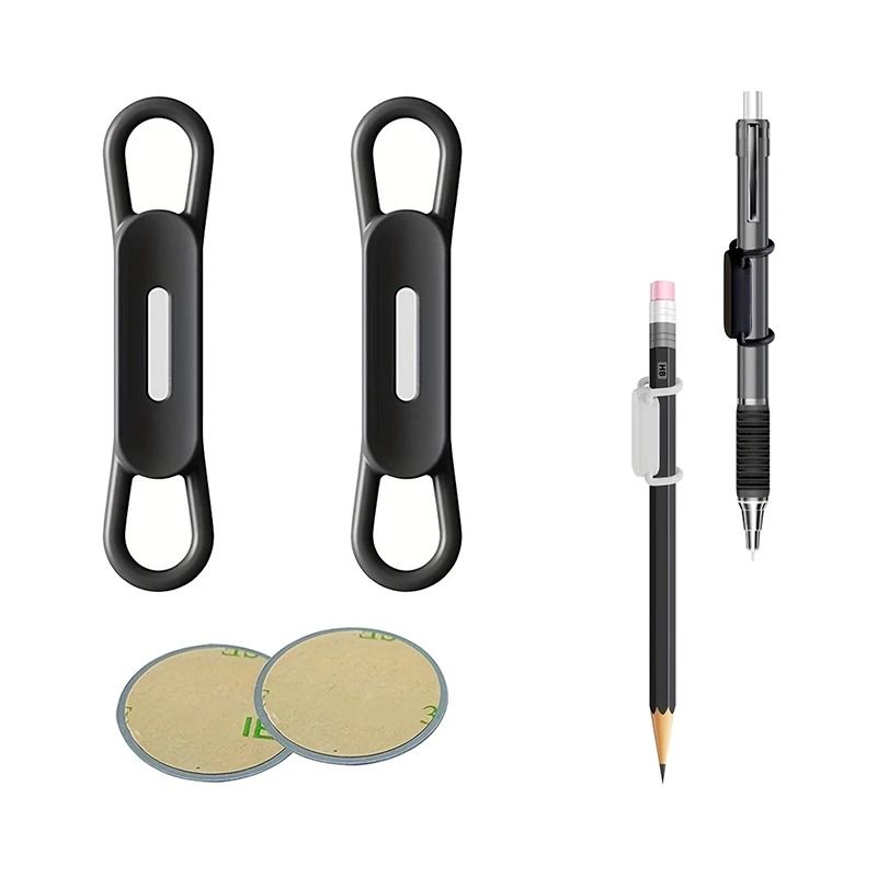6Piece Magnetic Pencil Holder Set Multifunction Silicone Pen Clips For Tablets Office Organizatio 7