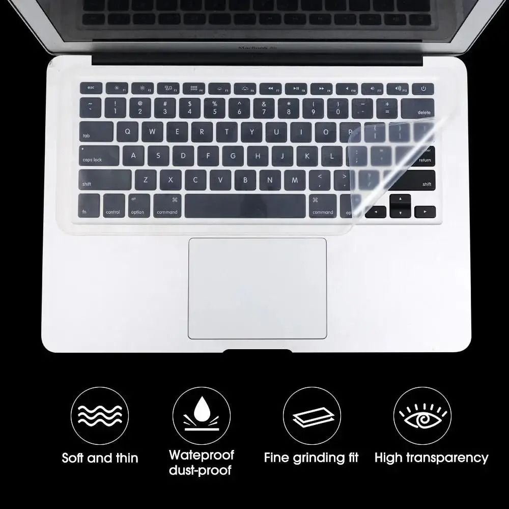Universal Clear Keyboard Cover UltraThin Silicone Dustproof Protector For 1317 Inch Laptops 3