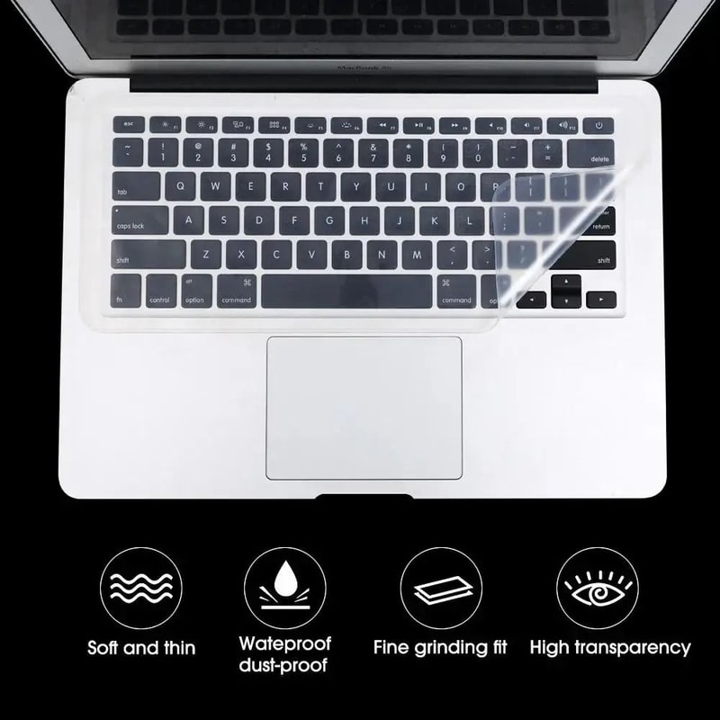 Universal Clear Keyboard Cover UltraThin Silicone Dustproof Protector For 1317 Inch Laptops 3
