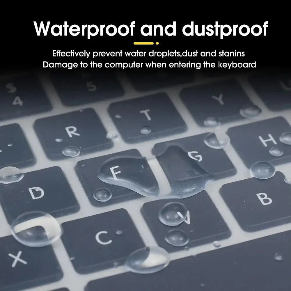 Universal Clear Keyboard Cover UltraThin Silicone Dustproof Protector For 1317 Inch Laptops 4