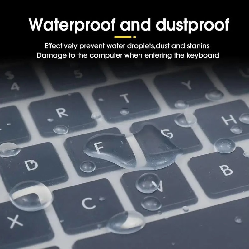 Universal Clear Keyboard Cover UltraThin Silicone Dustproof Protector For 1317 Inch Laptops 4