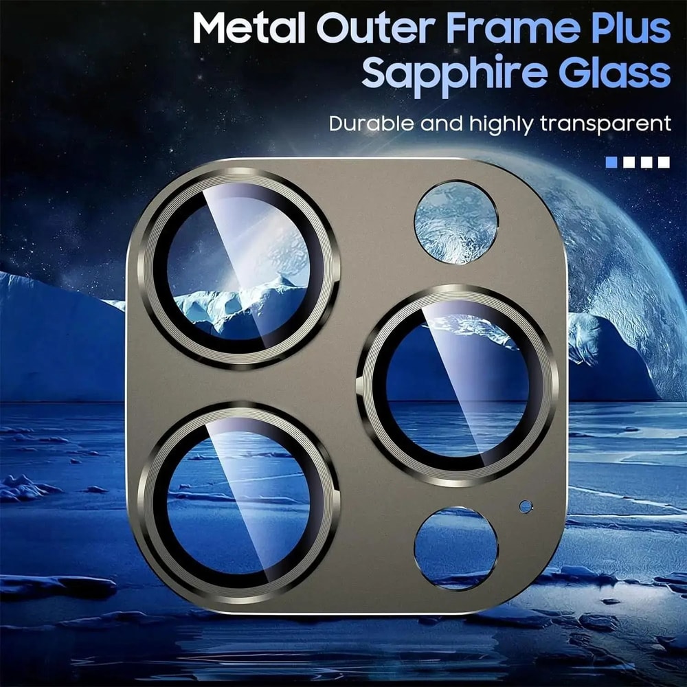 Metal Camera Lens Protector Premium Rear Lens Screen Protection For IPhone 16 15 14 Series 3