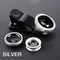 Universal 3in1 Phone Lens Kit Fisheye 067X Wide Angle Macro Lens With Secure Clip For IPhone And 6