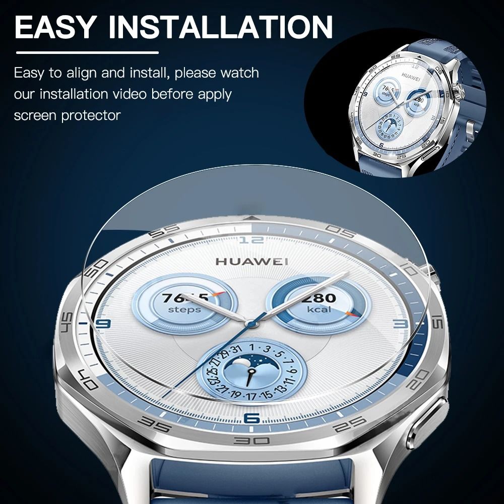 Full Screen Protector For Huawei Watch GT5 Series HD Tempered Glass Film For GT5 GT5 Pro 464241mm 2