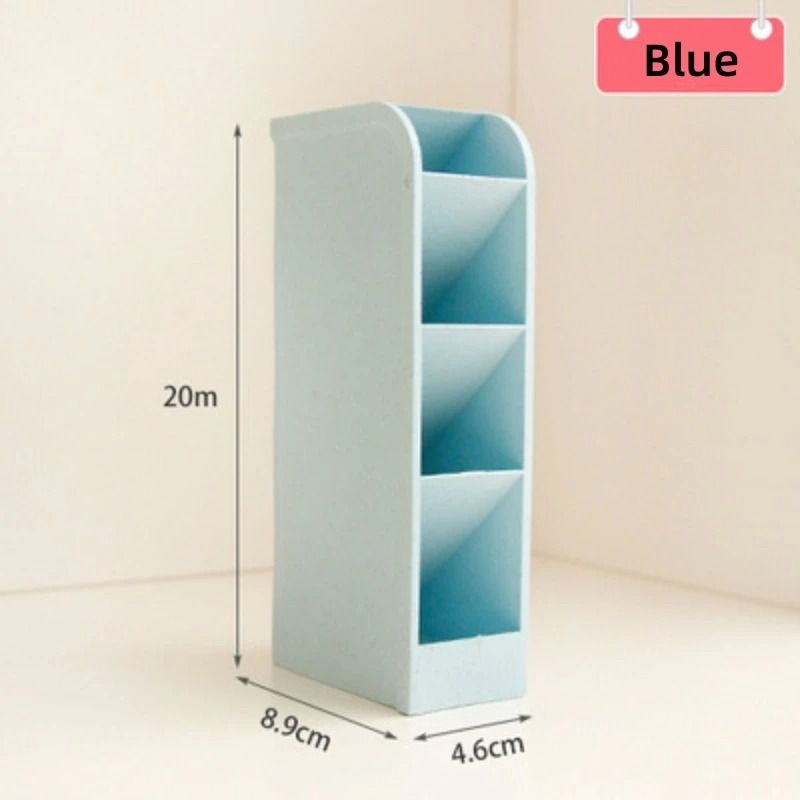 Creative MultiFunctional Desktop Storage Diagonal MultiLayer Pen Cosmetic Brush Holder 9