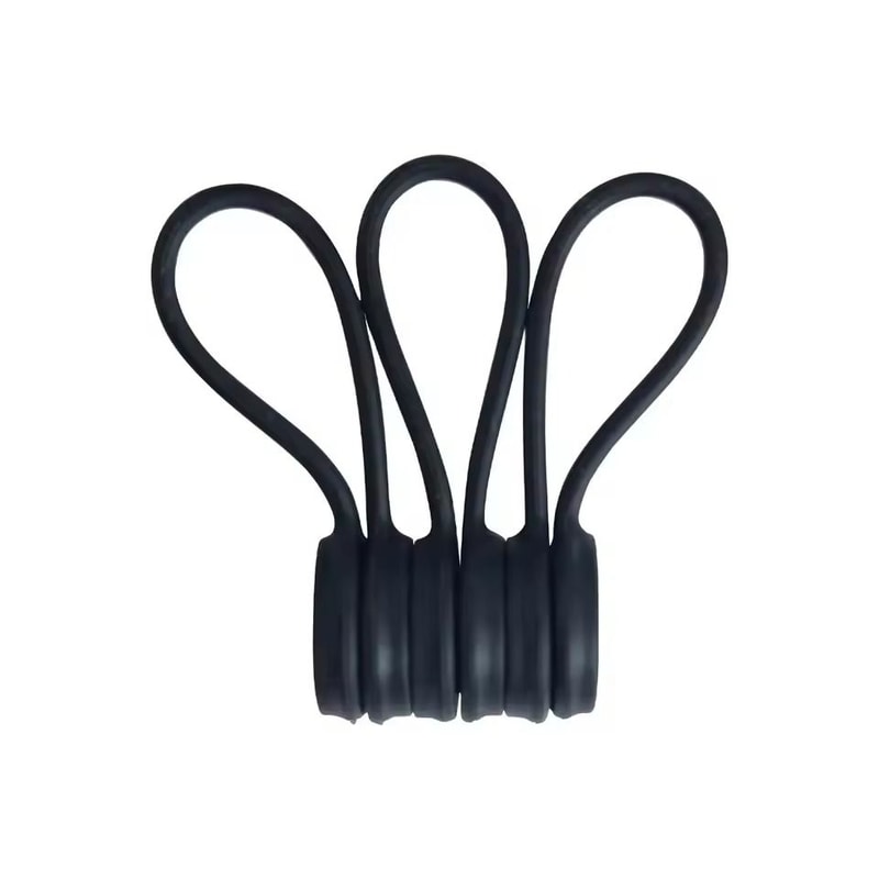 10Piece Reusable Magnetic Cable Ties Versatile Silicone Cord Organizer MultiPurpose Magnetic Fast 5
