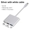 3in1 USBC Hub To 4K HDMI Adapter USB 30 60W TypeC Charging Converter For MacBook Laptops 8