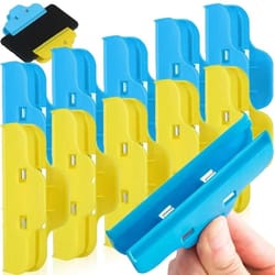 10pc universal fastening clamp set – adjustable plastic clip fixture for phone & tablet screen repair