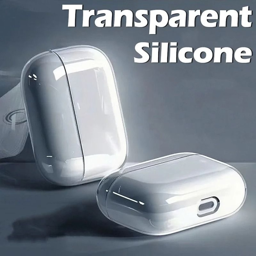 Transparent Soft TPU Case For AirPods Shockproof Protective Cover For Pro 1 Pro 2 Gen 123 0