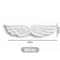 Angel Wings Ergonomic Wrist Rest Set Memory Foam NonSlip Keyboard Mouse Pad For Office And Gaming 12
