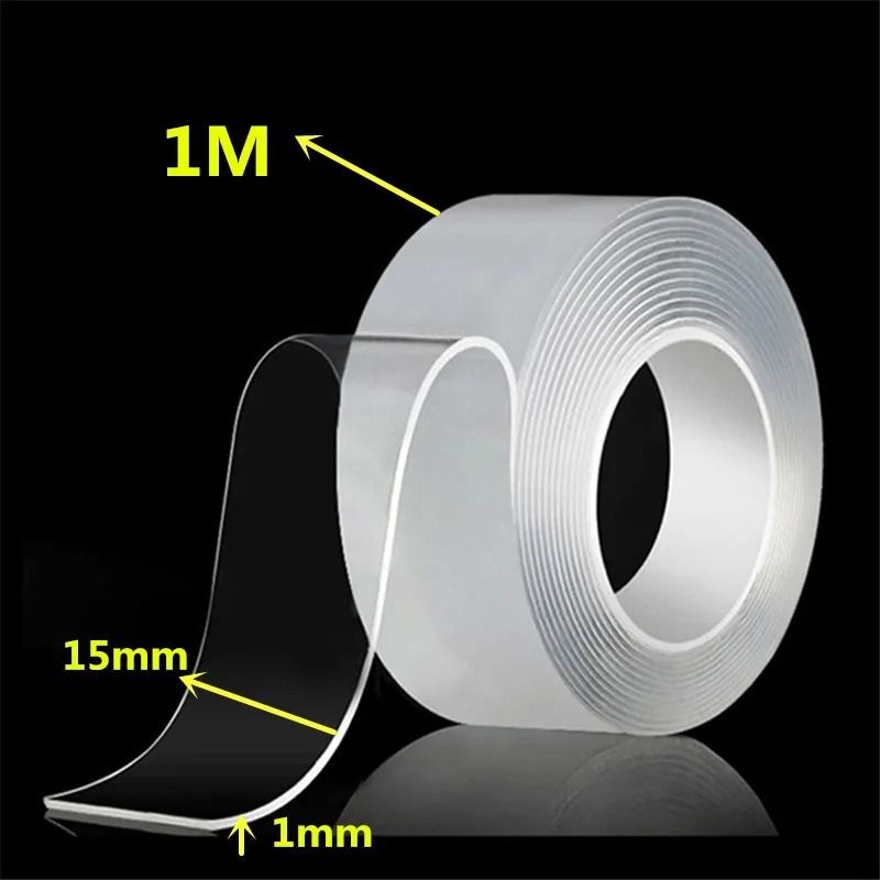 Nano Double Sided Tape Transparent Reusable Waterproof Traceless Adhesive Tape For Home Office 6