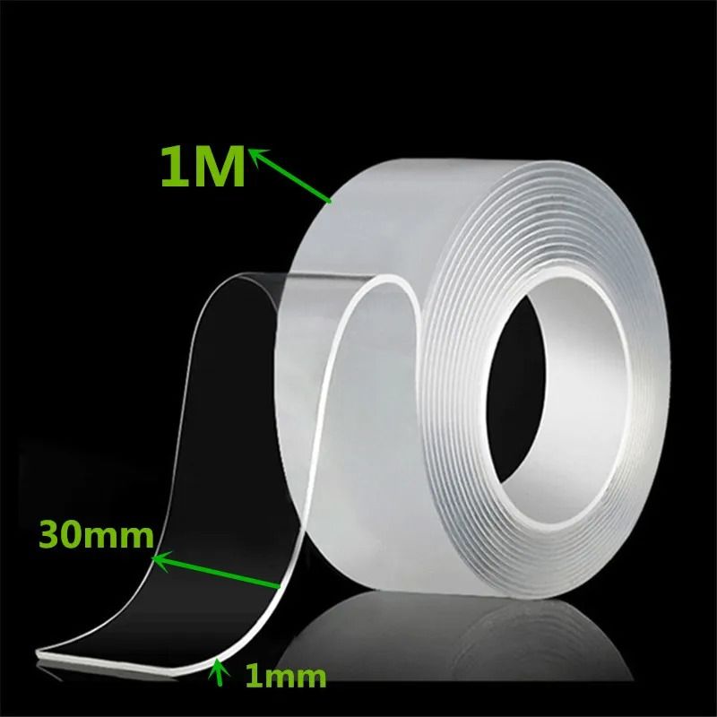 Nano Double Sided Tape Transparent Reusable Waterproof Traceless Adhesive Tape For Home Office 8
