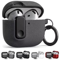 shockproof airpods case with security lock – rugged protection for airpods 4, 3, & pro 1st/2nd gen