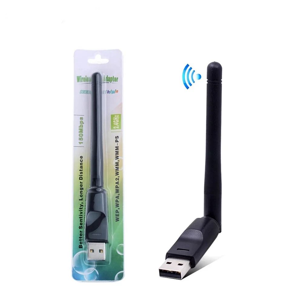 150Mbps Mini USB WiFi Adapter HighSpeed RTL8188 Wireless Network Card For PC Laptop TV Box 5