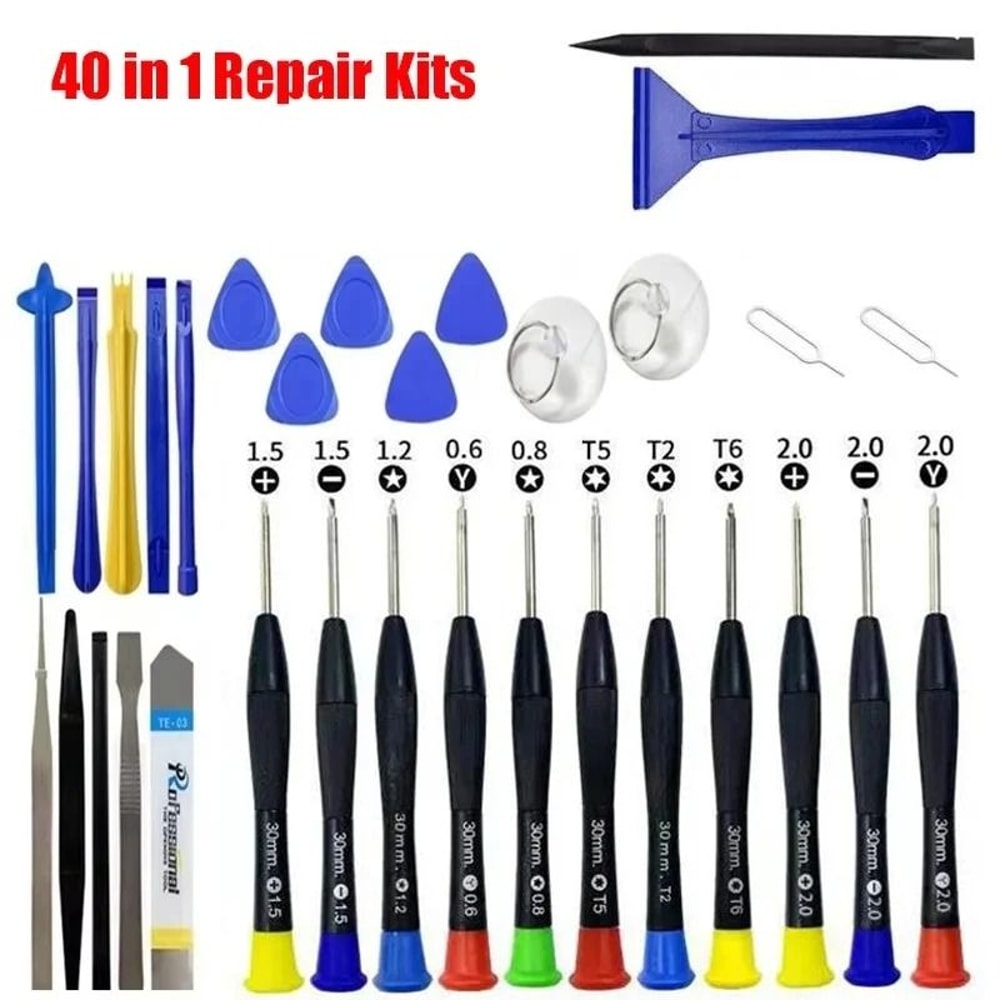 40in1 Professional Mobile Phone Repair Tool Kit Precision Disassembly Screen Pry Set 0