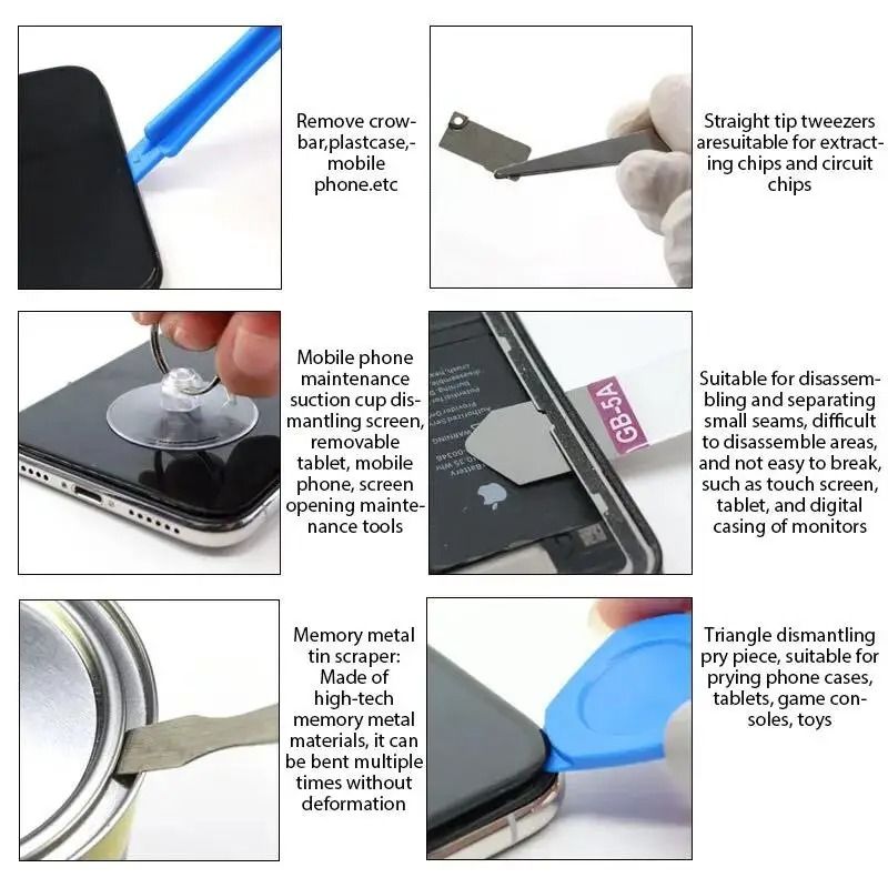 40in1 Professional Mobile Phone Repair Tool Kit Precision Disassembly Screen Pry Set 5